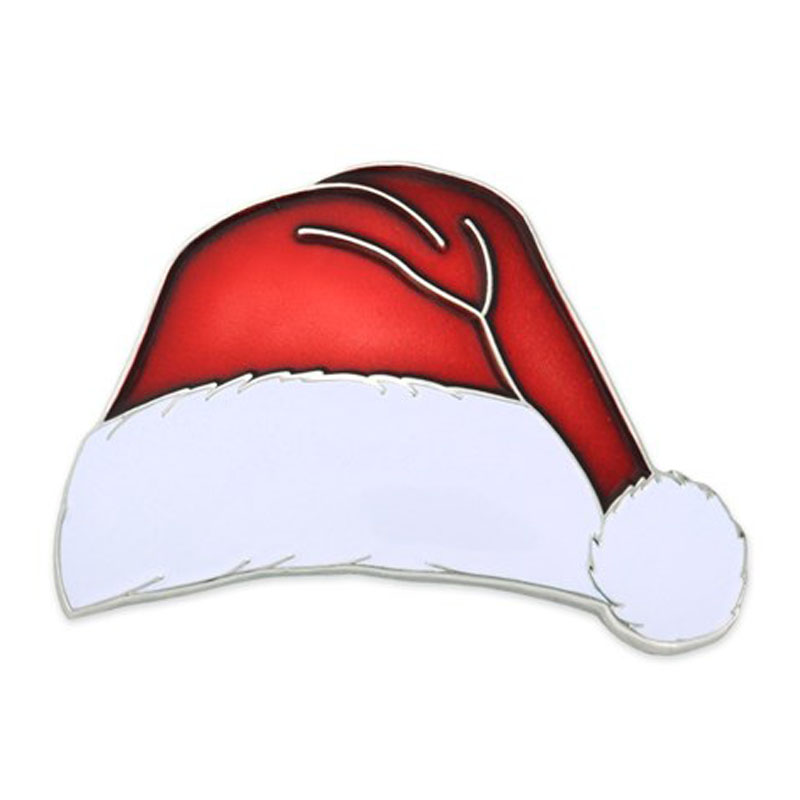 Santa Hat Lapel Pin