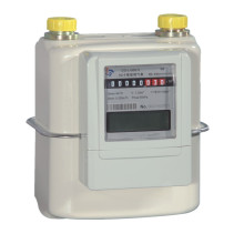 Steel Case IC/RF Card Prepayment Gas Meter for Domestic Usage