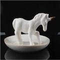 Ceramic Unicorn Ring Holder Vintage Jewelry Stand