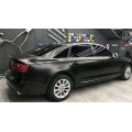 Satin -Perle Metallic Black Vehia Vinyl Wraps