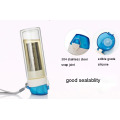 Portable Double Wall Glass Tea Bottle with Infusion