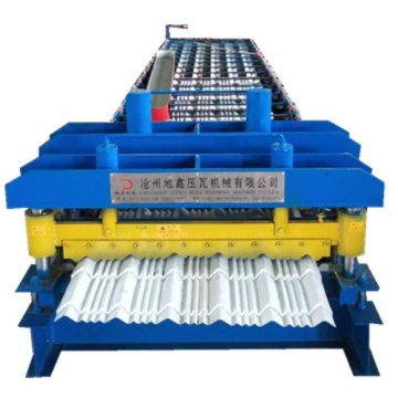 Color glazed tile roll forming