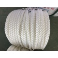 Corde chimique de corde d&#39;amarrage de cordes de fibre de 3-Strand, polyester mélangé, corde en nylon