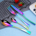 Stainless Steel Dinnerware Sets Silver Flatware Cutlery Set