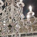 Luxus Kristall angepasste Kerzenhalter führte Kronleuchter Licht