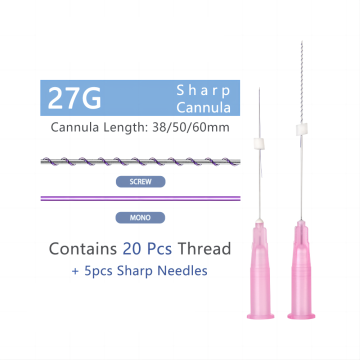 Sharp Cannula 27G--Thread Lift