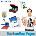 A3 A4 Polyestergewebe Sublimation Heat Transfer Druck Rollenpapier