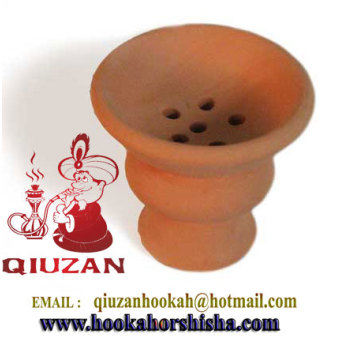 Cor roxa tamanho grande Hookah cabeça cerâmica Hookah Bowl