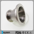 KF-KF conical reducer nipple Aluminum 6061-T6