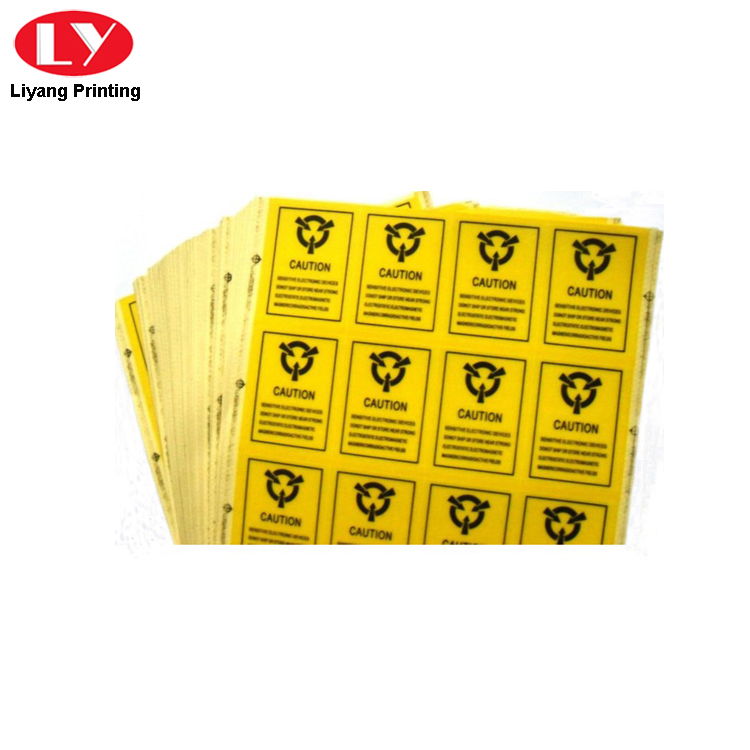 Adhesive Warming Label Sticker