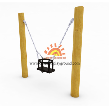 Kids Backyard Playground Wooden Swing Sets