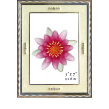 White Traditional Alloy Photo Frame In 4x6 inch