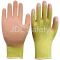 Ce Approved Work Glove with Orange Latex (LY3012)