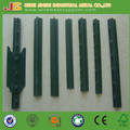 Standard T Post with Tie Wire Notches and Anchor Plate