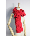 Made to Order Cable Hand Knit Winter Scarf Shawl