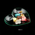 Plastic Plate Disposable Tray Heart Shaped Plate