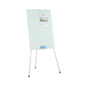 Tripod tempered glass flipchart whiteboard with pen holder