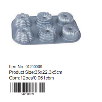 6 cups aluminium muffin pan