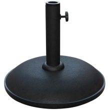 Foldable umbrella base in black color