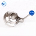 Sanitary Stainless Steel Manual Butterfly Type Ball Valve