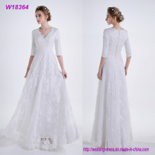 New A Line Robe de mariée Sweetheart Neck Lace up Retour Cheap Tulle Bride Dresses