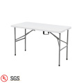 Folded table and chairs set plastic rectangular