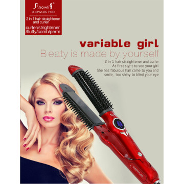 Portable 3 en 1 Straightener pour cheveux