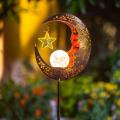 Solar Moon Lantern for Patio Lawn Decorations