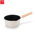 Die-Cast Aluminum Frypan With Wooden Handle