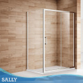 ​SALLY Chrome Framed Clear Glass Sliding Shower Door