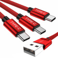 Nylon Braided Fast Charging Charger  USB Cable