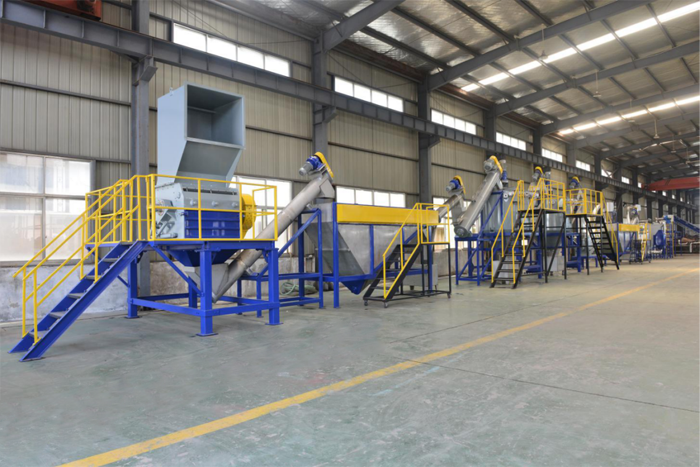 PET recycling plant