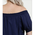 Frauen Plus Size Off Shoulder Mode Bluse