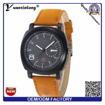 Yxl-375 2016 Fashion Watch Echtes Leder Band Japan Quarzwerk Curren Military Brand Uhren Herrenuhr