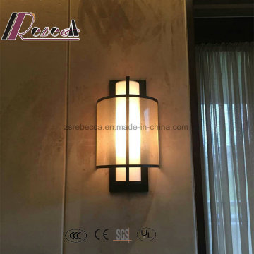 Decorative Indoor off-White Fabric Shade Porch Wall Light