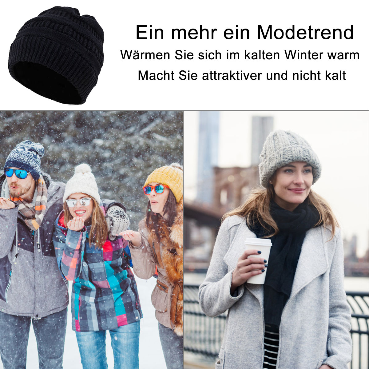 women knit hat