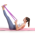 Polyester Cotton and latex long Yoga resistance band