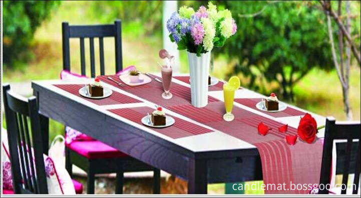 Family restaurant six pieces of PVC table mat decoration shop2