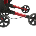 Ligero de 4 ruedas Rollator plegable Walker de ancianos