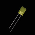 2 × 5 × 7 mm gelbe rechteckige Standard -LEDs Lichtemittagediode