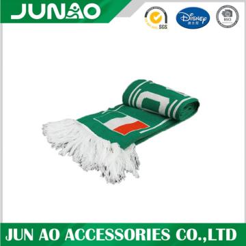 Cheap Acrylic Football Fan Knitted Scarf