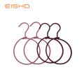 EISHO Metal Rings Rope Scarf Hangers