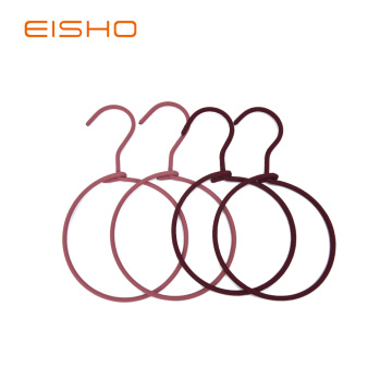 EISHO Metal Rings Rope Scarf Hangers