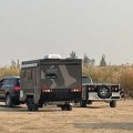 Caravana de trailer de caravana híbrida de 14 pés