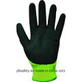 Sandy Nitrile Coated Glove for Winter (N1580)