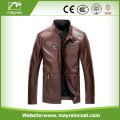 2017 Autumn Jackets Coats PU Brown Leather Jackets