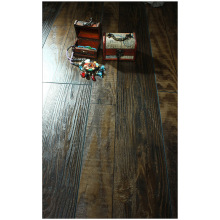 12.3mm Hand Scraped Hickory Waxed Edged Laminate Floor