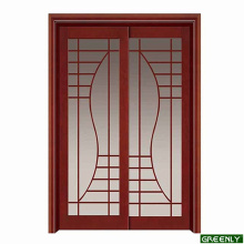 Hot Selling Red Sliding Door with Glass