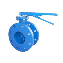 Eccentric Flanged Butterfly Valve with Lever Operator