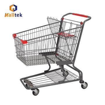 Carrito de compras de supermercados de estilo americano